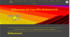 Desktop Screenshot of copy-blitz.de