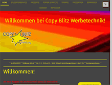 Tablet Screenshot of copy-blitz.de