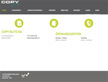 Tablet Screenshot of copy-blitz.ch